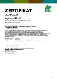 Naturland Zertifikat           bis 30.04.2024